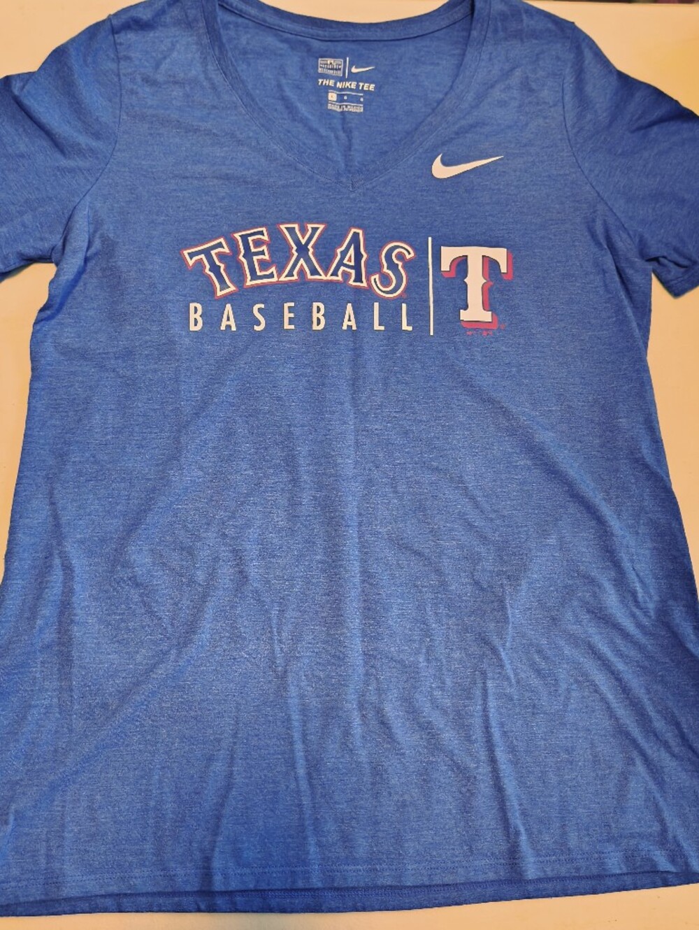 Nike Blue Texas Baseball Short Sleeve Tee